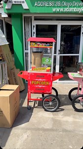 3K views · 11 reactions | Popcorn machine with cart 400,000 Candy...