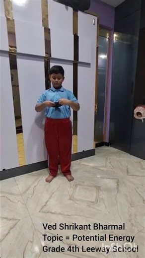 Ved Bharmal | Potential Energy | Grade 4