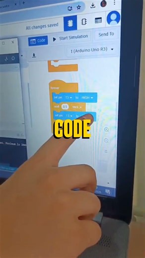 Arduino for Beginners: Blinking LED #Shorts#Arduino#Robotics#STEM#Technology#Science