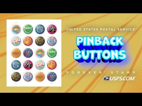 USPS #PinbackButtonStamps