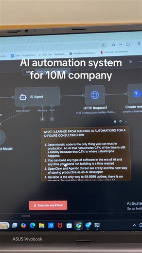 I built AI automation systems for 10M company and here is what I learned #ai #automation