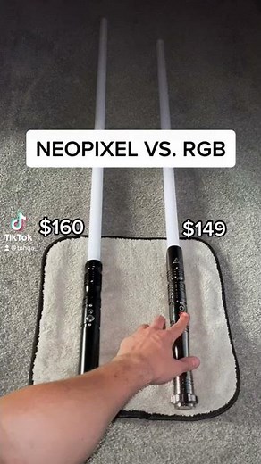 Neopixel vs. RGB Lightsaber