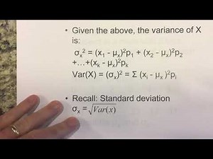 7.2 Means and Variances of Random Variables