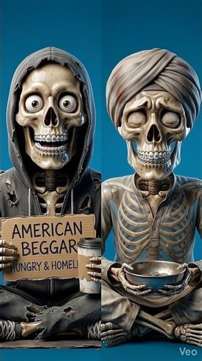 American Beggar vs Indian Beggar — The Real Difference #shorts