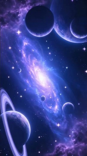 Infinite Galaxy Universe in 4K | Cosmic Space & Nebula Visuals | No copyright #videoediting #overlay