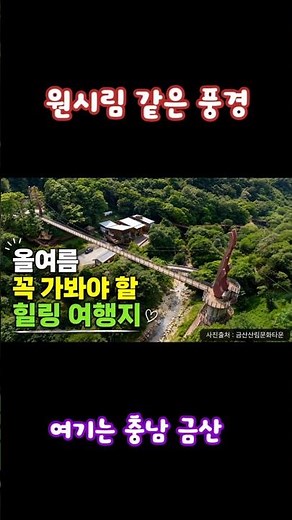 충남 최고의 힐링 숲 #금산산림문화타운 #남이자연휴양림