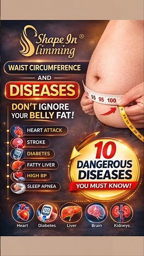 ⚠️ Is your waist size putting your health at risk? #viral