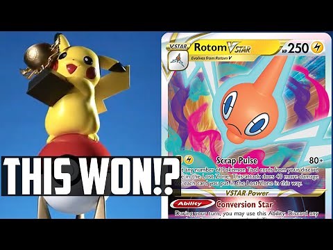 ROTOM VSTAR WON A TOURNAMENT?! AWESOME ROGUE DECK! - (Pokemon TCG Deck List + Matches)