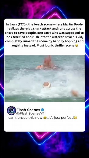 One extra forgot he was in a shark attack… and turned it into a pool party 😭