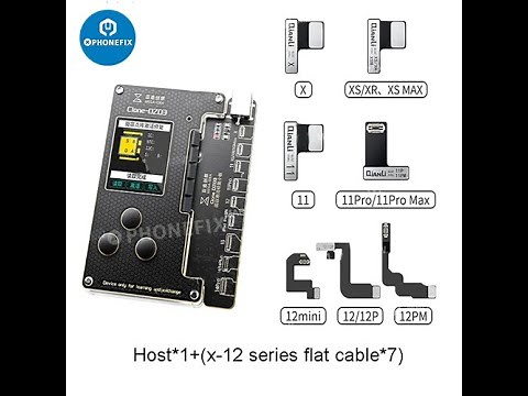 MEGA-IDEA Clone DZ03 Dot Matrix Repair Programmer With New iPhone Face ID Flex Cable(No Soldering)