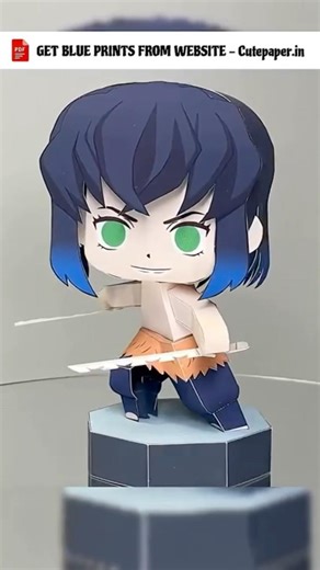 Inosuke Hashibira ~ Demon slayer action figure (cute) | #inosuke #demonslayer #cutecraft