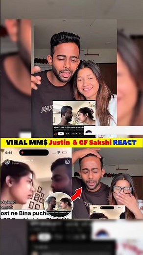 Justin D’Cruz and Sakshi Shrivas React After Viral ‘Leaked MMS’ 😱🤯