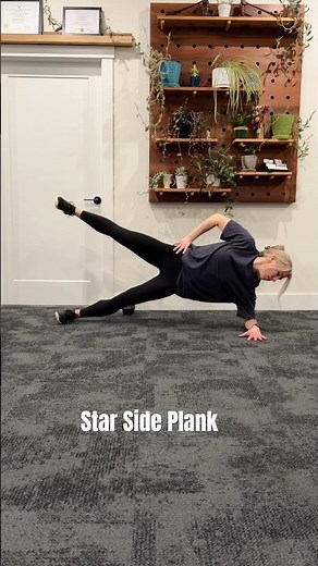 Long-lever Side Plank with Hip Abduction (Star Plank)
