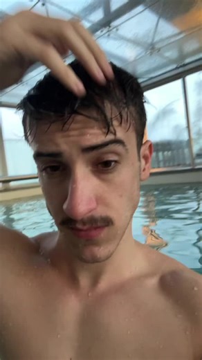 Captivating Pool Moments with a Muscular Male