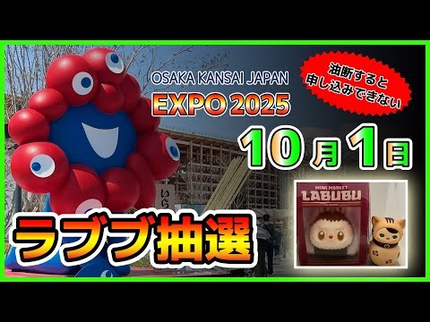 【万博/EXPO】ラブブの抽選販売の注意点(TωT)