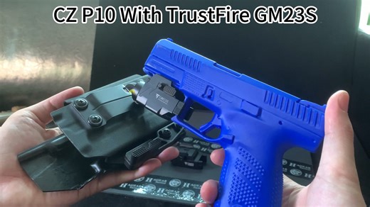 This video showcases our CZ P-10 IWB Kydex Holster, precision-molded to fit the CZ P-10 series equipped with the TrustFire GM23 or GM23S weapon light. Shop Now👉https://www.hagear.com/product/cz-p10-iwb-kydex-holster-with-trustfire-gm23-s/ | HaGear