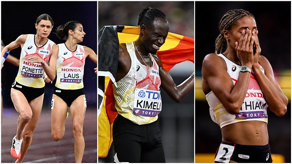 Les relais et Kimeli au sommet, de belles promesses, une reine déchue : le bilan belge aux Mondiaux d’athlétisme - RTBF Actus