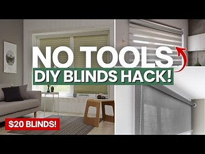 DIY Custom Blinds Under $20 – No Tools Needed
