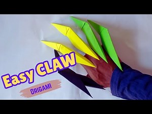 How to Make Paper Origami Claws | Easy Step-by-Step Tutorial