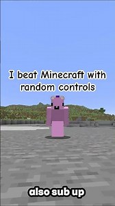 I beat minecraft with random keybinds....