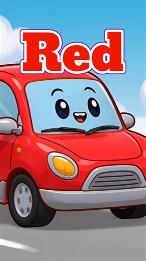 Learn Colors with Red Cars - Fun Educational Songs