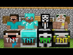 Minecraft ULTIMATE NOOB VS PRO VS HACKER VS GOD TNT MOD / DANGEROUS HOUSE !! Minecraft Mods