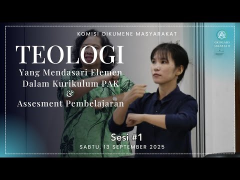 SEMINAR GURU PENDIDIKAN AGAMA KRISTEN (PAK) SESI #1 - Komisi Oikumene Masyarakat