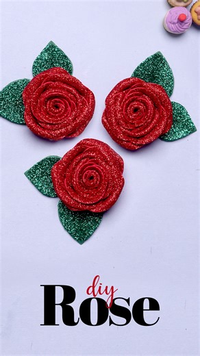 🌹✨ Turn simple foam sheet into a stunning Glitter Rose in just a few easy steps! This beautiful DIY glitter rose is perfect for gift decoration, bouquet making, room décor, or adding a handmade touch to your special surprises 💝 So simple, so sparkly, and so pretty! Try it and let me know how it turns out 💖 #GlitterRoses #foamsheetcraft #diyflowers #HandmadeWithLove #easycraftideas | D.I.Yay