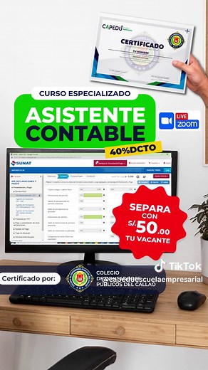 📊👨🏽‍💼 ¡Impulsa tu carrera estudiando nuestro Programa de Asistente Contable! 👩🏽‍💼📊