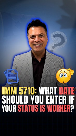 Ask Kubeir - Canadian Immigration Specialist on Instagram: "In IMM 5710, if I select my status as "worker" under country of residence, should I enter the date I started studying or the date I applied for my work permit? Kubeir Responds! #IMM5710 #skilledworkers ——————————————— 📌 If you believe your VISA application should be showcased in the most favourable light when submitting to immigration, feel free to book our services through the provided link in the Bio. 📌 To book an appointment with K
