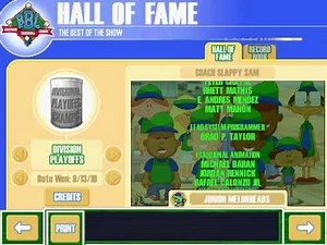 Backyard Baseball 2001 - Credits