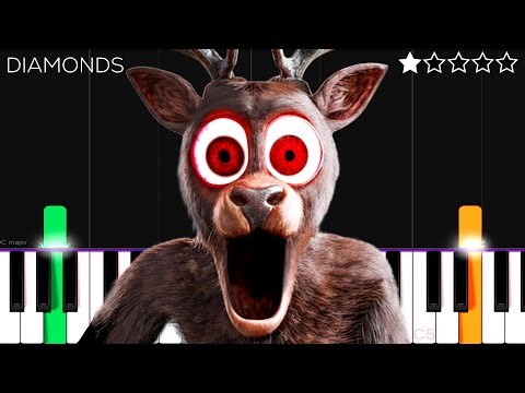 99 Nights The Band - Diamonds | EASY Piano Tutorial