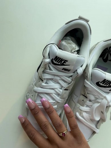 Nike Dunk Low Disrupt 2 in ‘Pale Ivory’ Perfect if you’re looking for something neutral with a touch #nikedunklow #sneakerhaul #fashiontiktok #fypシ