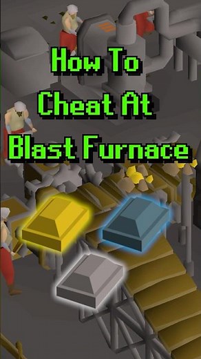How To Cheat Blast Furnace! #osrs #runescape #smithing #shorts