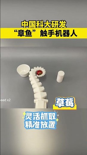 🐙🤖 Octopus-Inspired Robotic Tentacle Made with 3D-Printed Soft Materials！ #robotics #technology