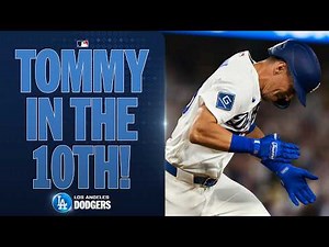 FULL 10TH INNING: Tommy Edman WALKS IT OFF for the Dodgers in extra innings! 😤💪 | MLB Highlights