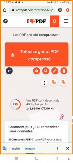Réduire la taille d'un fichier PDF avec une application de compression