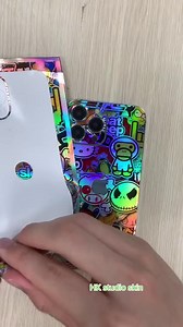 HK Studio Hologram Artwork Skin Decal (Not Case) for iPhone 13 Pro Max - No Bubble, Slim, Waterproof - Protecting & Personalizing iPhone's Back, Camera, Frame