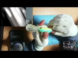 白ろくなったリップを透明にする。（プラスチック 白化）ルアー
