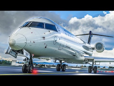 FLIGHT SIMULATOR #14: REGIO-Flug mit der CRJ 700 (EDDF - EDDM) | Microsoft Flight Simulator 2020