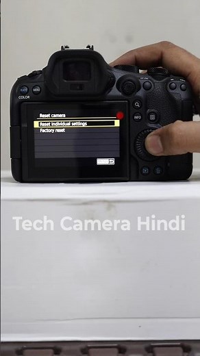 Canon R6 mark III Reset Settings #short #r6iii