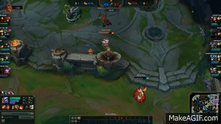 when you think your team's tristana is brain dead enough... on Make a GIF