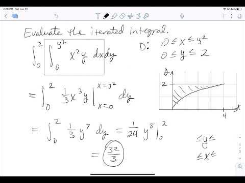 Double Integrals over General Regions - Multivariable Calculus (15.2b)