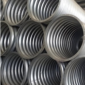 [Hot Item] Large Dimensions Hot Dipped Zinc Corrugated Galvanized Steel Metal Culvert Pipe