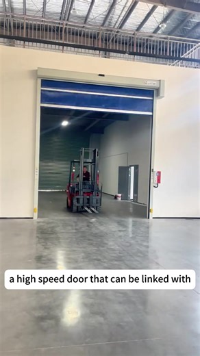 Doors that can automatically sense opening, unmanned vehicle linkage opening, quick opening and closing#Rapid Door#workshop door#automatic door