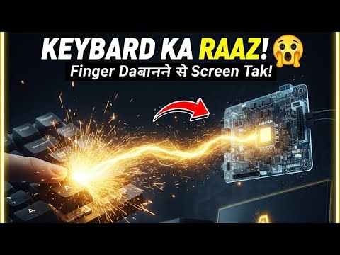 Keyboard Kaise Kaam Karta Hai? | How Computer Keyboard Works Explained| #ComputerBasics