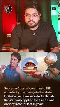 India’s First Passive Euthanasia Case Explained 😳 || Uday Decodes