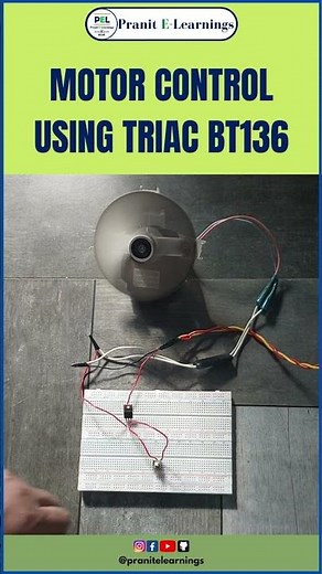 Motor Control using TRIAC BT136