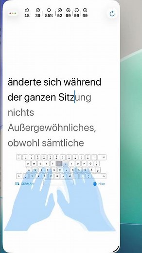 German layout on? Hands ready? 🖐️⚡ Let’s type schnell! ClickClack Typing Speed Test 🇩🇪 #appstore
