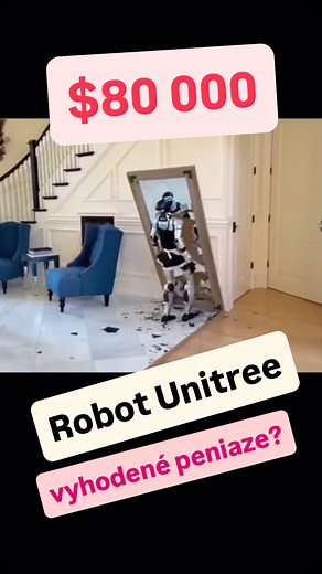 654K views · 2.5K reactions | Kúpiť si robota Unitree, to môžte zaň vyhodiť až 80 tisíc USD. No a potom s ním môžete točiť aj takéto spomariny :) každopádne ľudia majú ešte nejaký čas pred robotmi náskok :) #umelainteligencia #ai #umelainteligence #Humanoidy #unitee | Zaujalo ma | Facebook